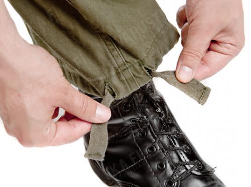Belgian M64 combat trousers, surplus.
