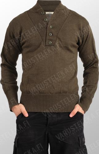 US wool sweater, brown, surplus US wool sweater, brown, surplus
