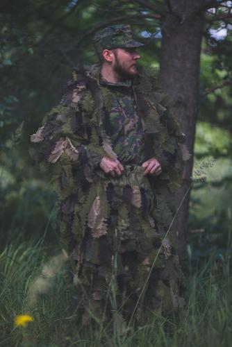 Mil-Tec Oak Leaf 3D ghillie suit.