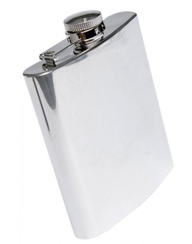 Hip flask, 24 cl (8 fl oz), stainless steel Hip flask, 24 cl (8 fl oz), stainless steel