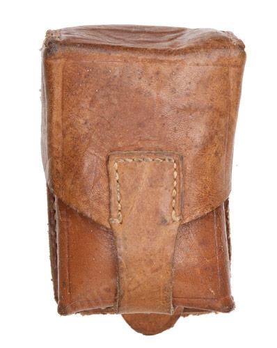 JNA ammunition pouch, leather, surplus.