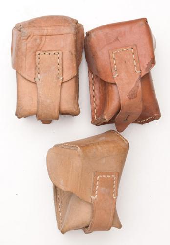 JNA ammunition pouch, leather, surplus.