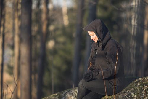 Särmä hooded Fleece jacket.