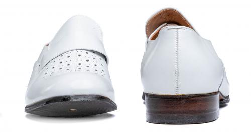 Bundesmarine dress shoes, white, surplus.