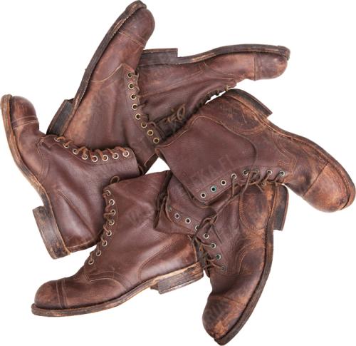 Swedish Ankle Boots, Brown, Surplus. There are some differences between pairs.