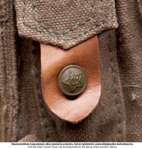 Soviet AK-47 five magazine pouch, surplus.