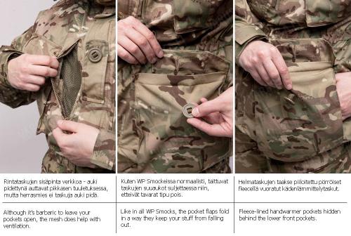 British PCS Windproof Smock, MTP, surplus.