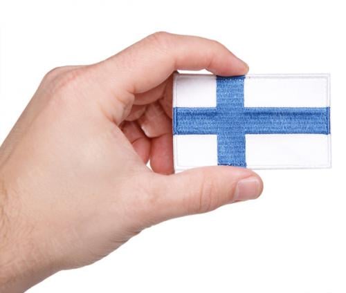 Särmä TST Finnish Flag Patch, 77 x 47 mm.