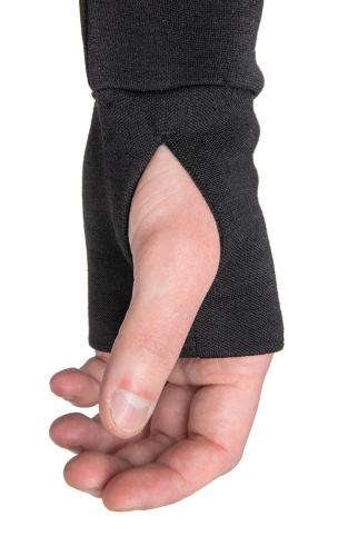 Särmä Merino Wool Hoodie. With the 2022 model, the cuff material has been changed to a stronger one for better durability.