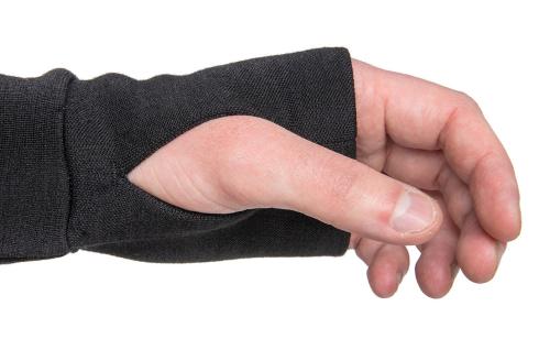 Särmä Merino Wool Hoodie. With the 2022 model, the cuff material has been changed to a stronger one for better durability.