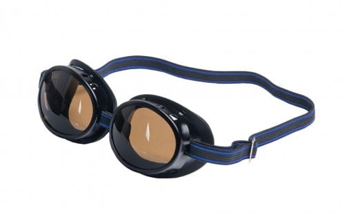 Swiss Mountain trooper goggles w. plastic case, surplus