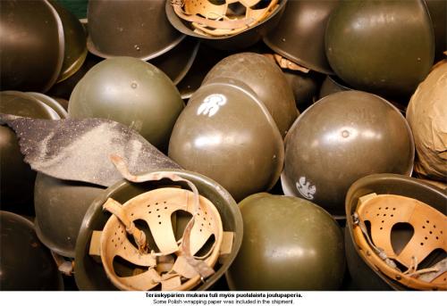 Polish Steel Helmet, Surplus. Condition varies, some have markings etc. 