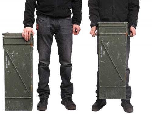 US Ammunition Box, 120 mm, Surplus.