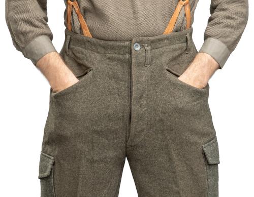 Swedish Wool Trousers, Surplus.