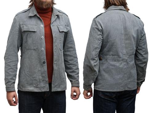 Swiss Work Jacket, Gray, Surplus. 