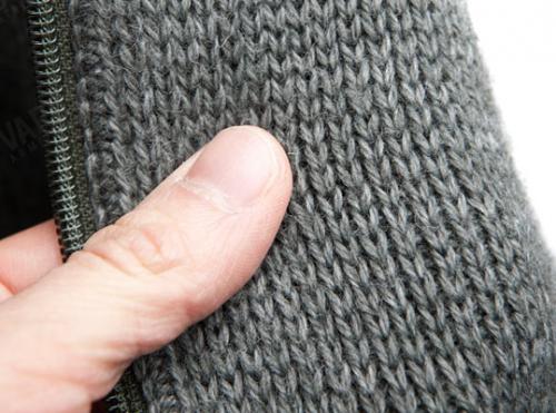 Swiss pullover, thick with zipper, surplus.
