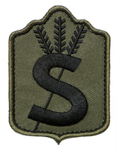 Särmä Suojeluskunta (Finnish Civil Guard) patch, subdued. 