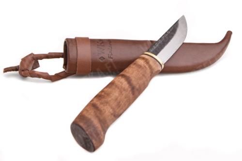 Woodsknife Traditional Puukko Knife 77, dark.