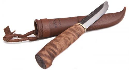 Woodsknife Traditional Puukko Knife 105, dark.