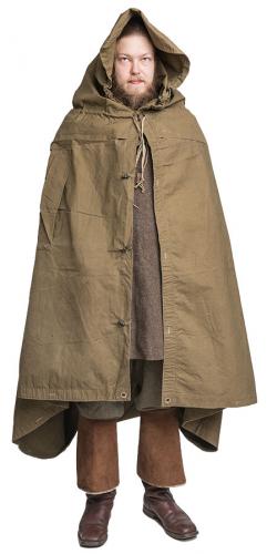 Soviet Plash-palatka, rain cape/shelter half, surplus. When used as a cape the Plash will protect its wearer from wind, women and some rain too.