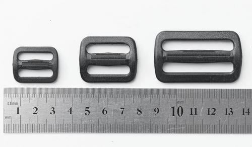Selbermachen Taktisch Gurtband Tri Glide ITW Nexus schwarz 25mm/2.5cm TRIGLIDE 