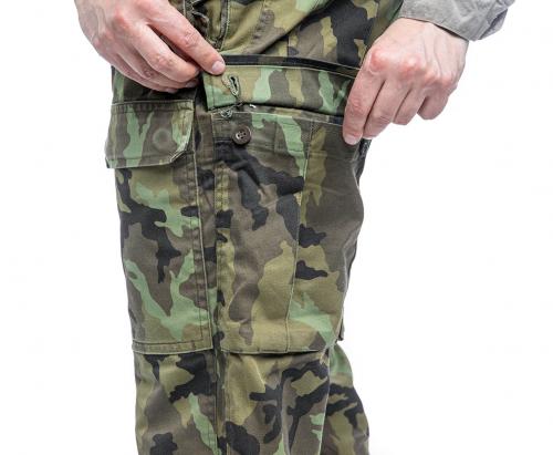 Czech Vz95 Cargo Pants, Surplus. Cargo pockets on the sides.