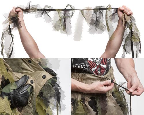 Mil-Tec Oak Leaf 3D ghillie suit.