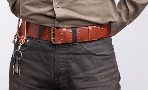 Särmä Leather Belt, Veggie Tanned, 50 mm / 2". 