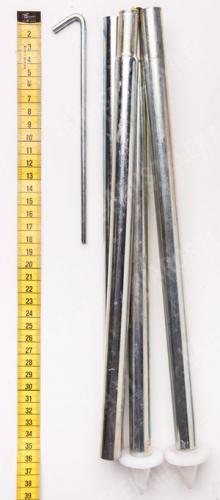 Hungarian Tent Stake and Pole Set, Surplus.
