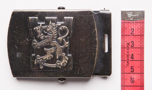 Finnish lion belt buckle, large, surplus.