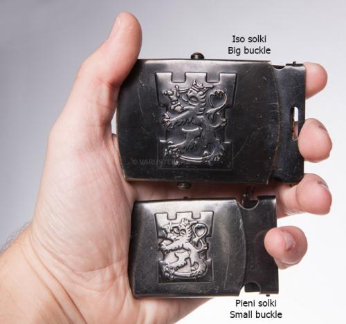 Finnish lion belt buckle, large, surplus.