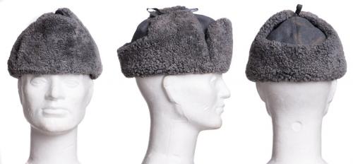 Finnish fur hat, gray, surplus.