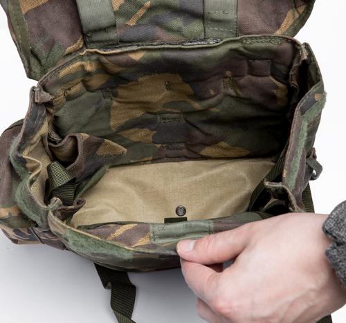 British PLCE gas mask bag, DPM, surplus.