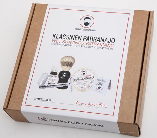 Shave Club Finland starter kit.