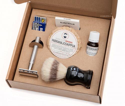 Shave Club Finland starter kit.
