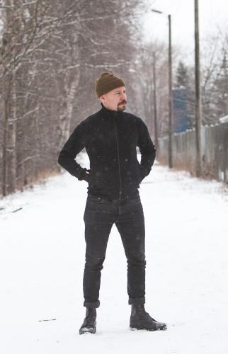 Särmä Merino Wool Sweater w. Zipper.