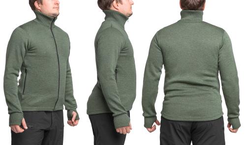 Särmä Merino Wool Sweater w. Zipper. 