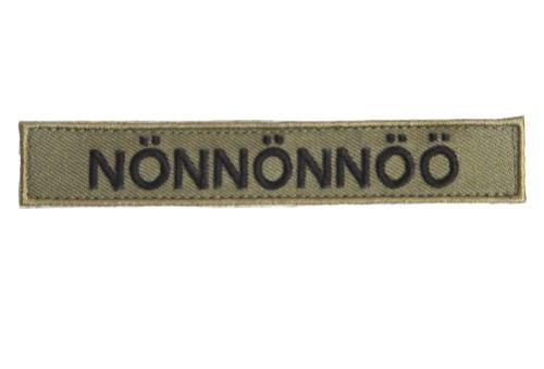 Särmä TST silly name tag, NÖNNÖNNÖÖ Särmä TST silly name tag, NÖNNÖNNÖÖ
