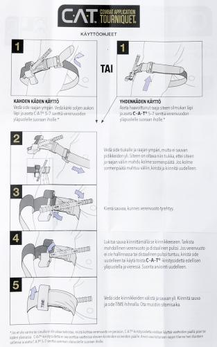 CAT Combat Application Tourniquet.