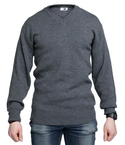 BW V-neck Pullover, Gray, Surplus BW V-neck Pullover, Gray, Surplus
