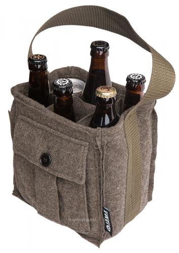 Jämä bag beer bag. Discontinued: A bag made of Swedish wool.
