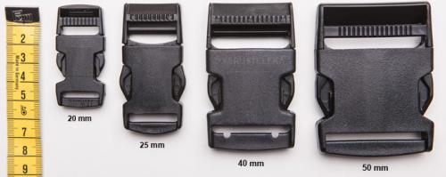 ITW Classic SR buckle, black.