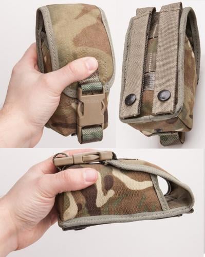 British Osprey smoke grenade pouch, MTP, surplus. 