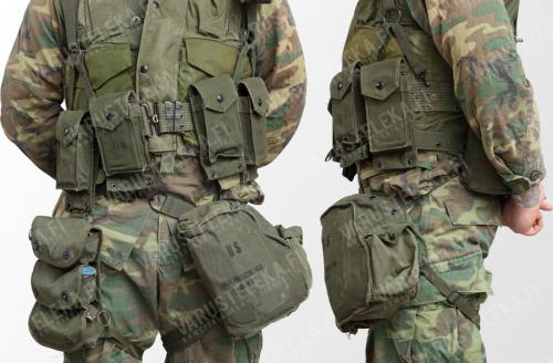 US M17 gas mask bag, surplus.