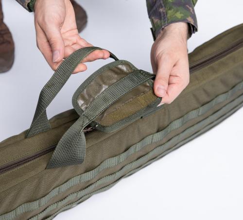Särmä TST Rifle bag. The handle is comfortable even with heavier loads.