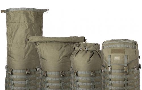 Savotta Jääkäri XL rucksack. The roll-top is weatherproof and can be sized down as necessary