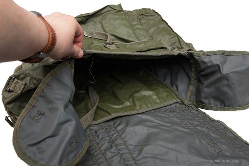 French F2 Combat Pack, Surplus. The material is really strong rubberized canvas.