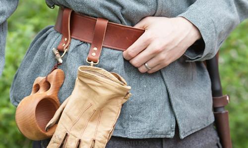 Särmä leather belt loop. 