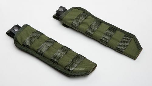 Särmä TST Skrama PALS sheath. Right hand sheath on the right, left hander on the left.