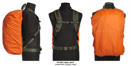 Särmä backpack rain cover, orange.